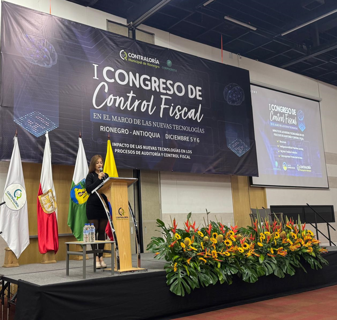 Unisabaneta presente en el I Congreso de Control Fiscal en el Marco de las Nuevas Tecnologías